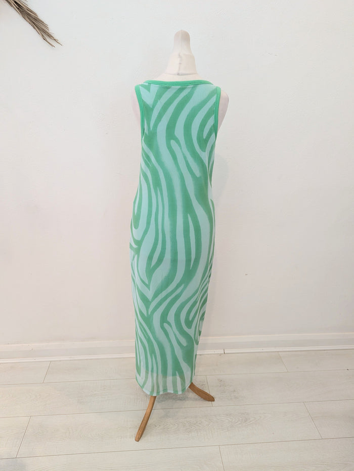 Marc Aurel Green Sleeveless Dress 8