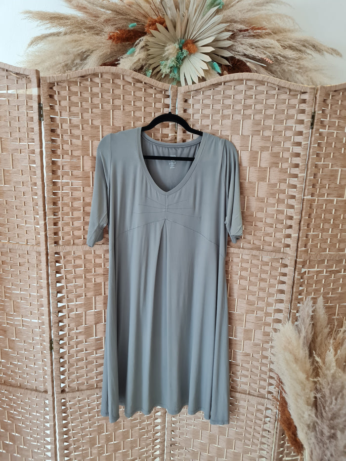 Marc Cain grey swing dress 12/14
