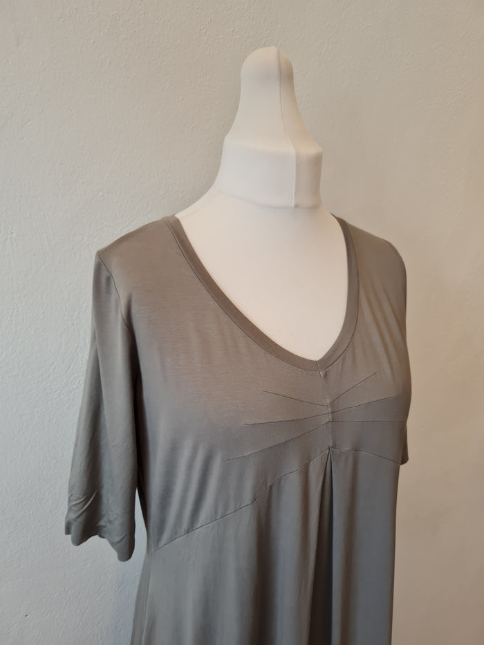 Marc Cain grey swing dress 12/14