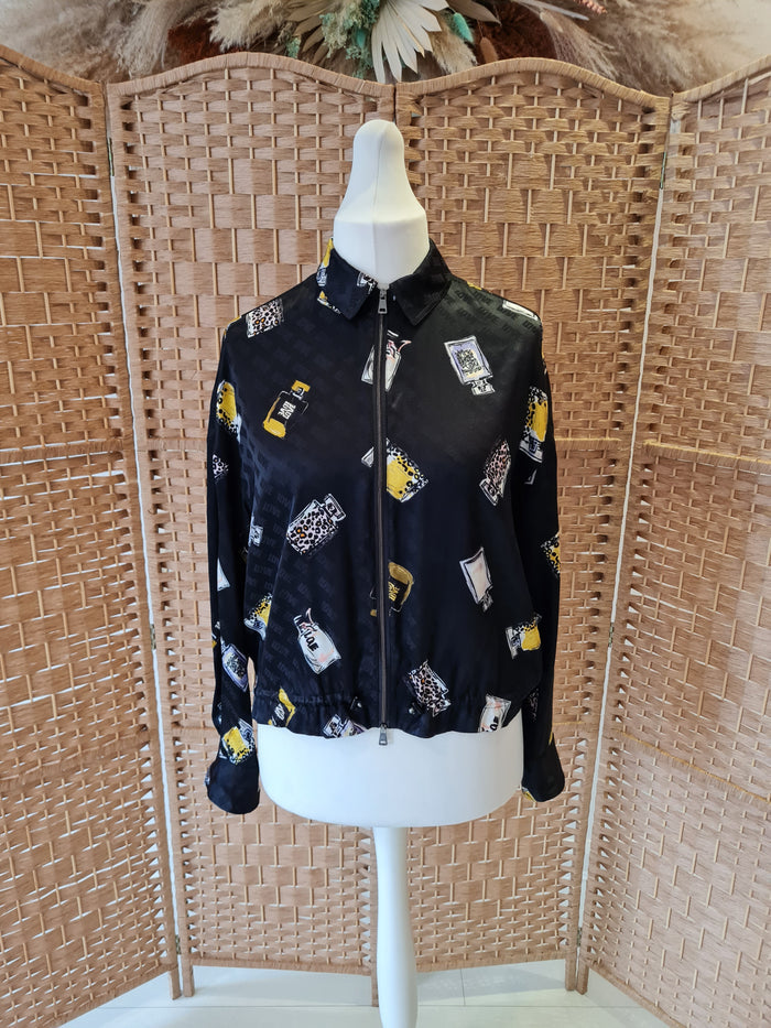Marc Cain Perfume print Bomber M