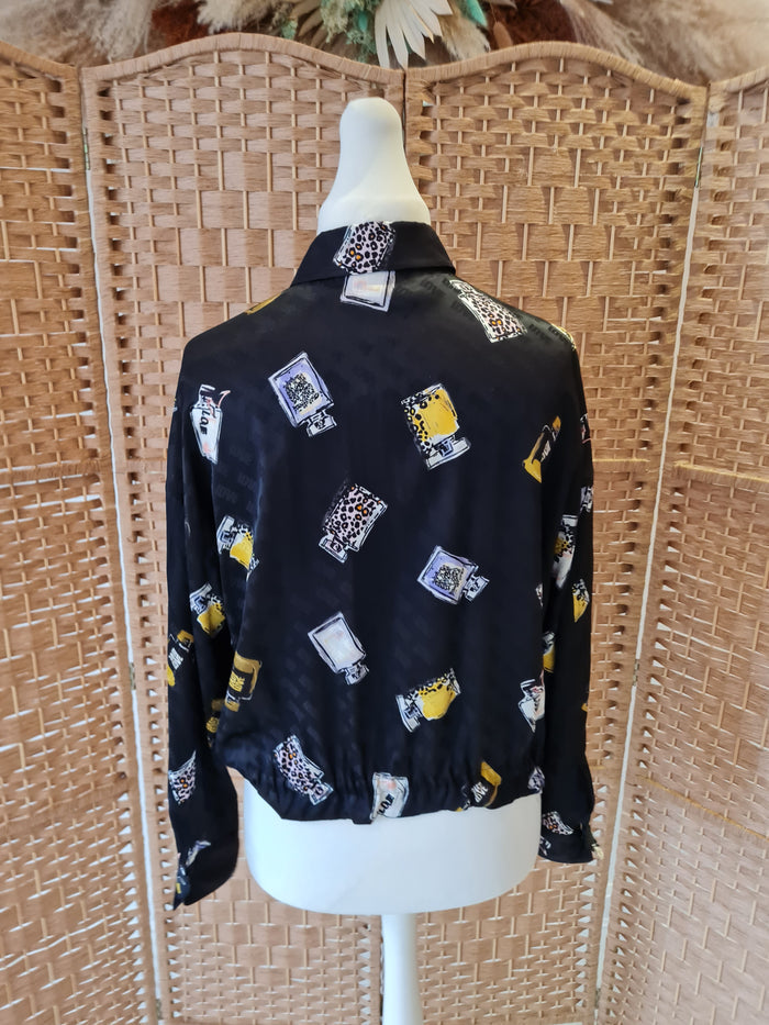 Marc Cain Perfume print Bomber M