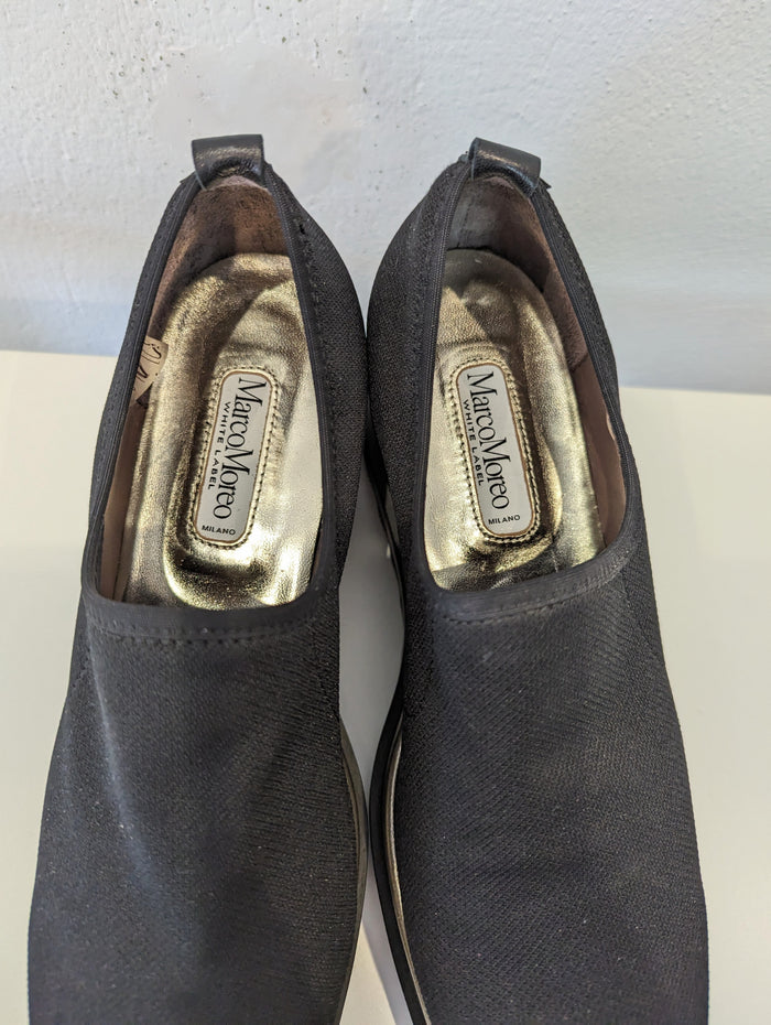 MarcoMoreo Black Platforms 6