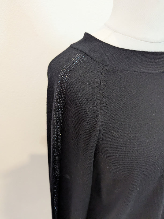 Marella Black tie back Jumper XXL