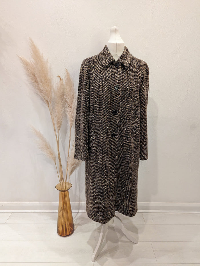 Marina Cairoli Tweed Coat 14/16