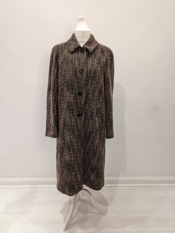Marina Cairoli Tweed Coat 14/16
