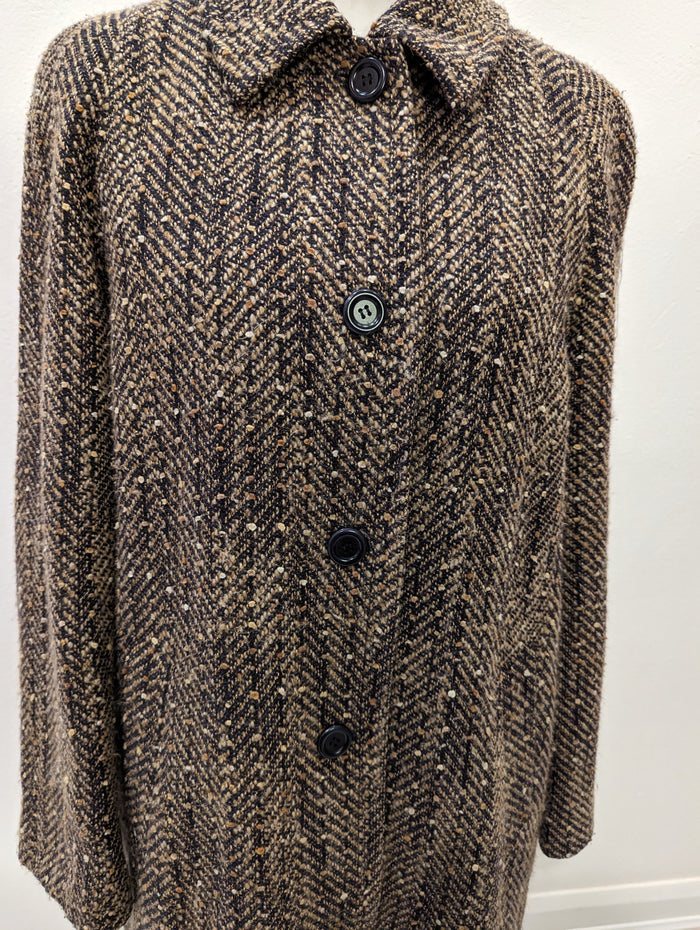 Marina Cairoli Tweed Coat 14/16