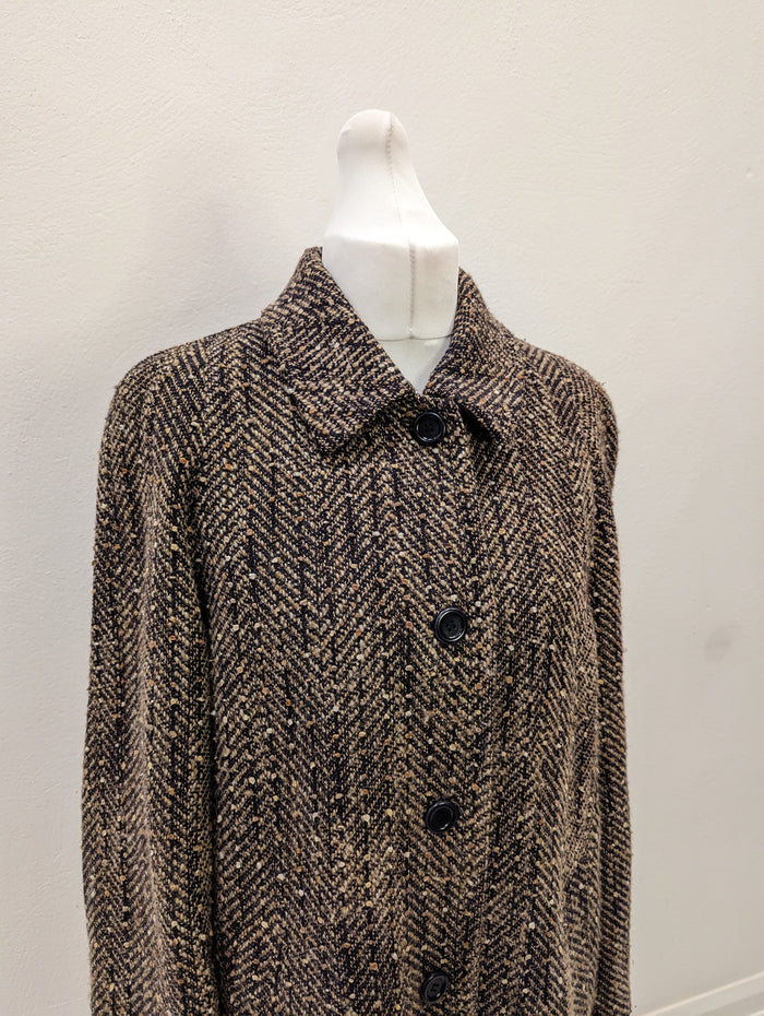 Marina Cairoli Tweed Coat 14/16