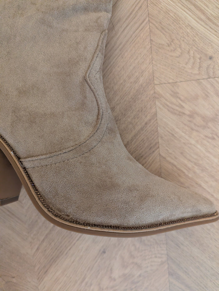 Marquiz taupe cowboy boots 41 New