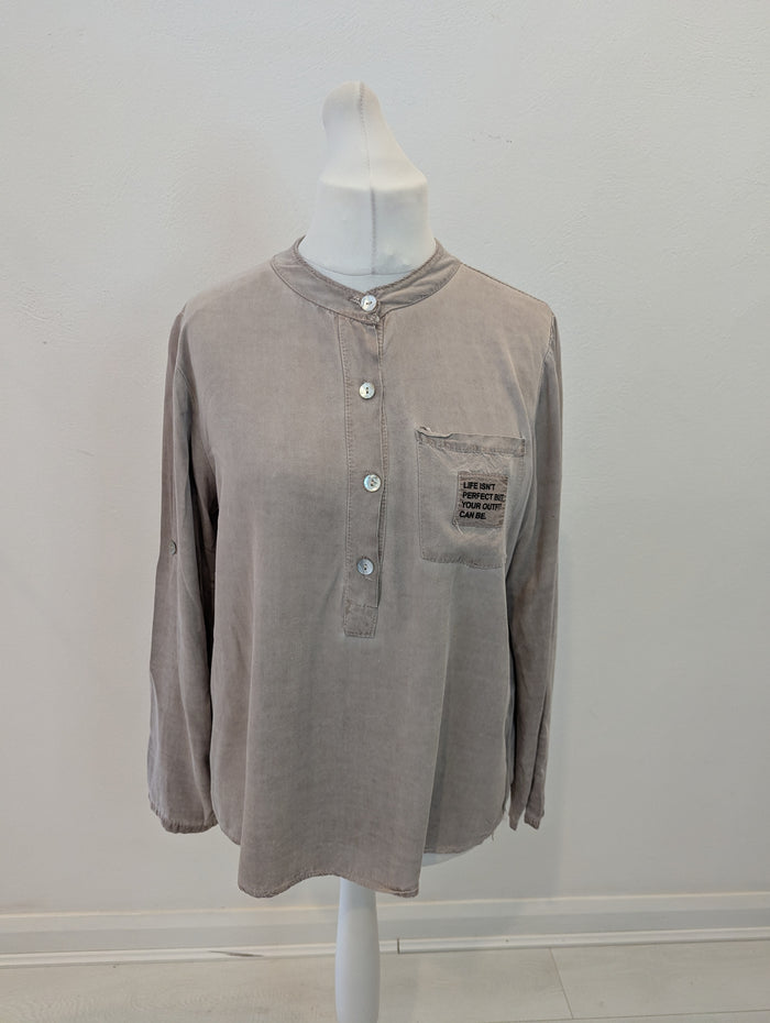 Marta Taupe Shirt S/M