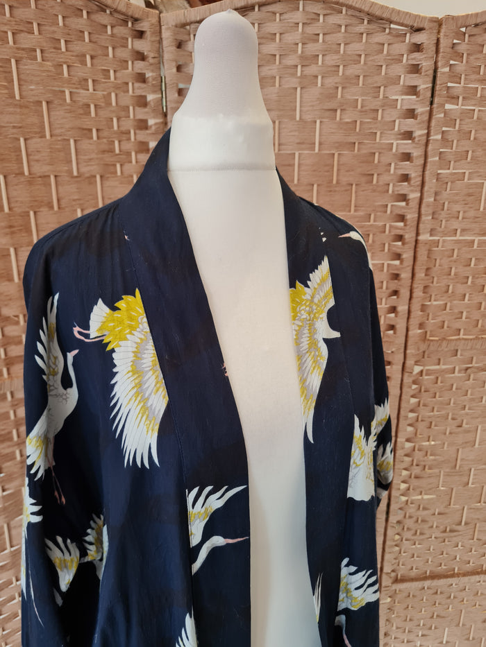 Masai Bird Print Kimono XS