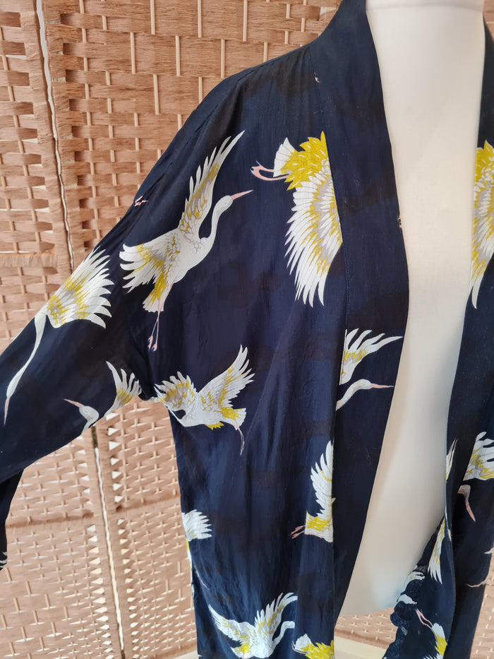 Masai Bird Print Kimono XS