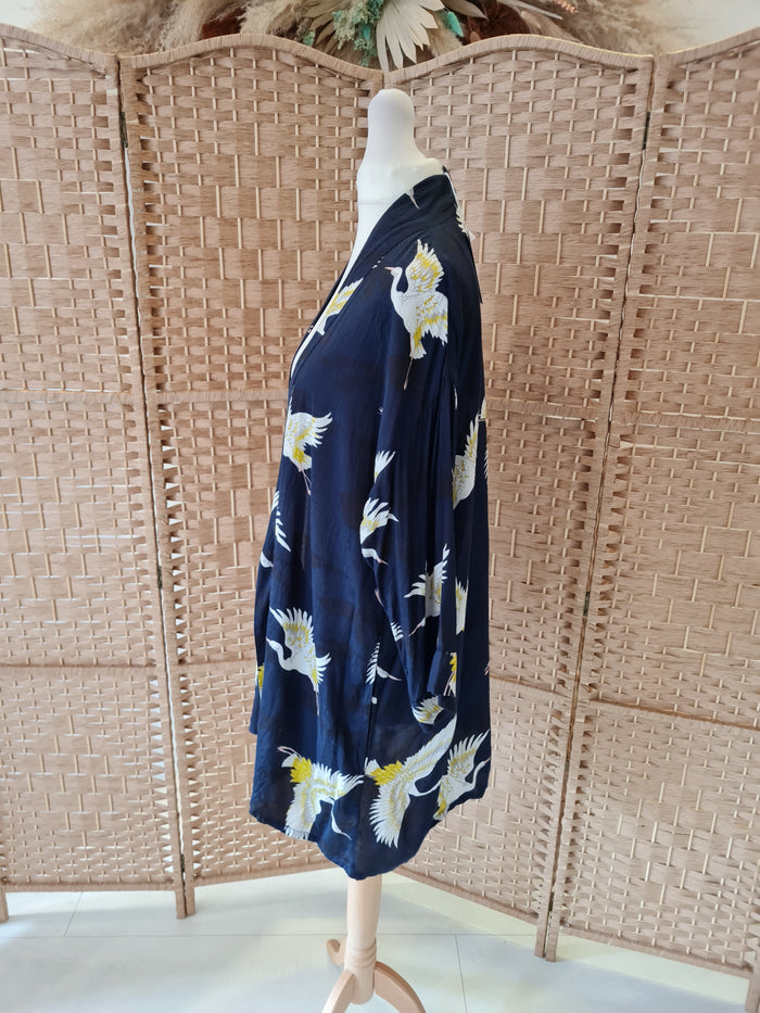 Masai Bird Print Kimono XS