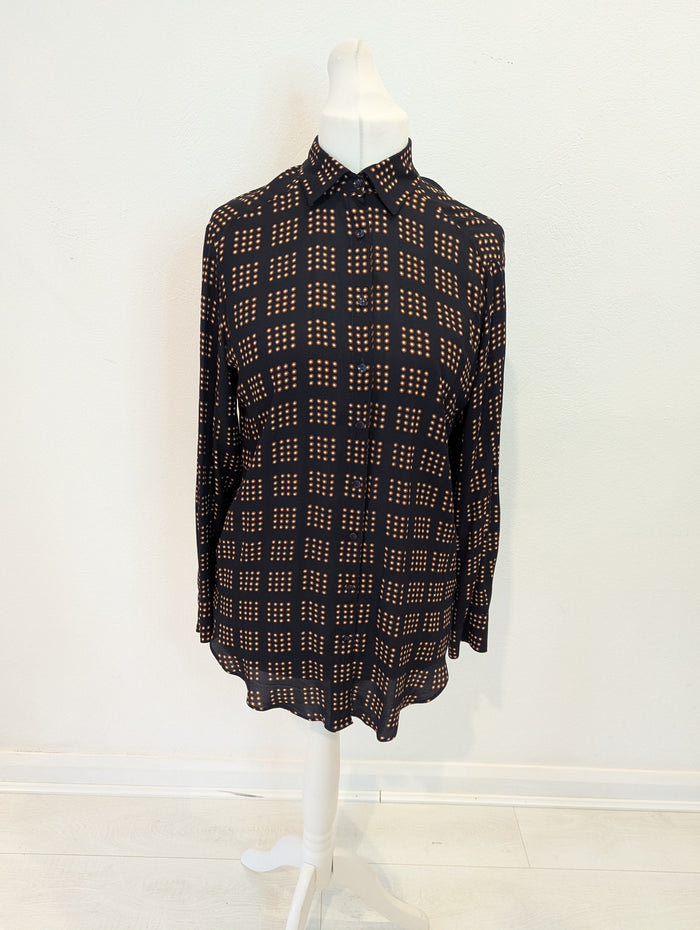 Massimo Dutti Black Spot Blouse 10