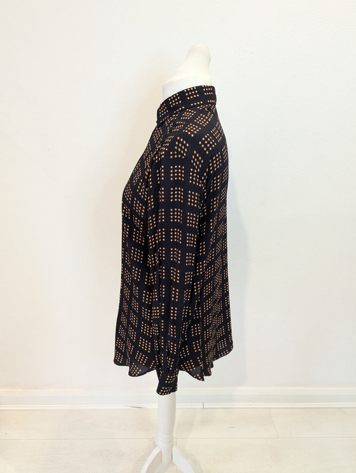 Massimo Dutti Black Spot Blouse 10
