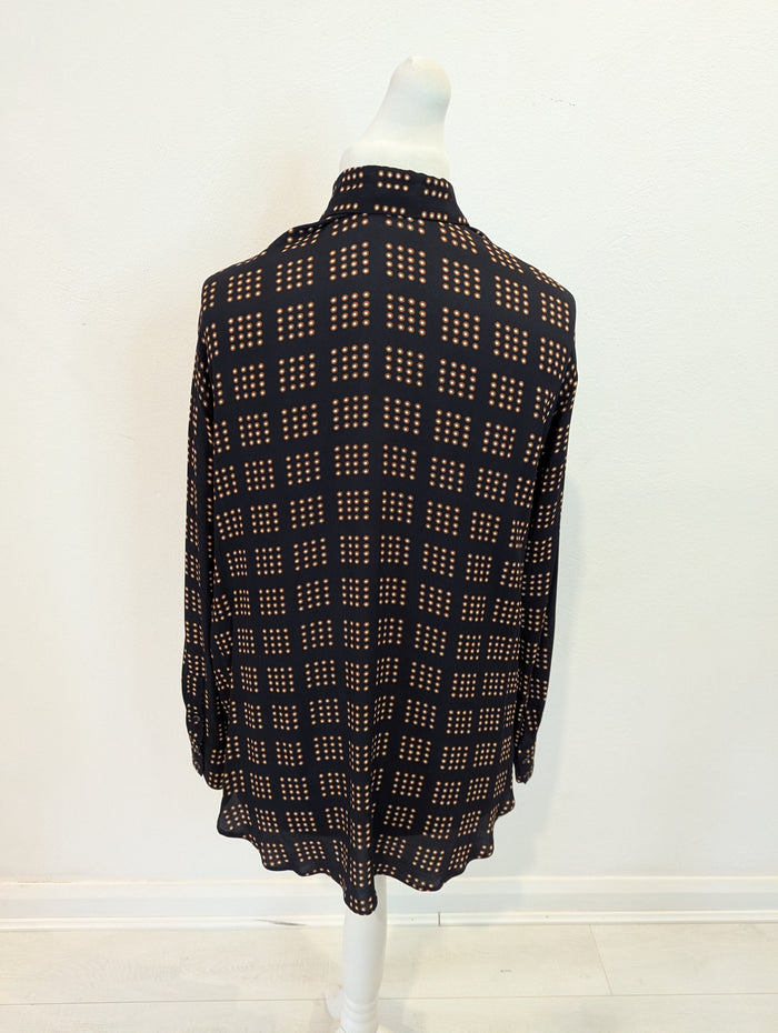 Massimo Dutti Black Spot Blouse 10