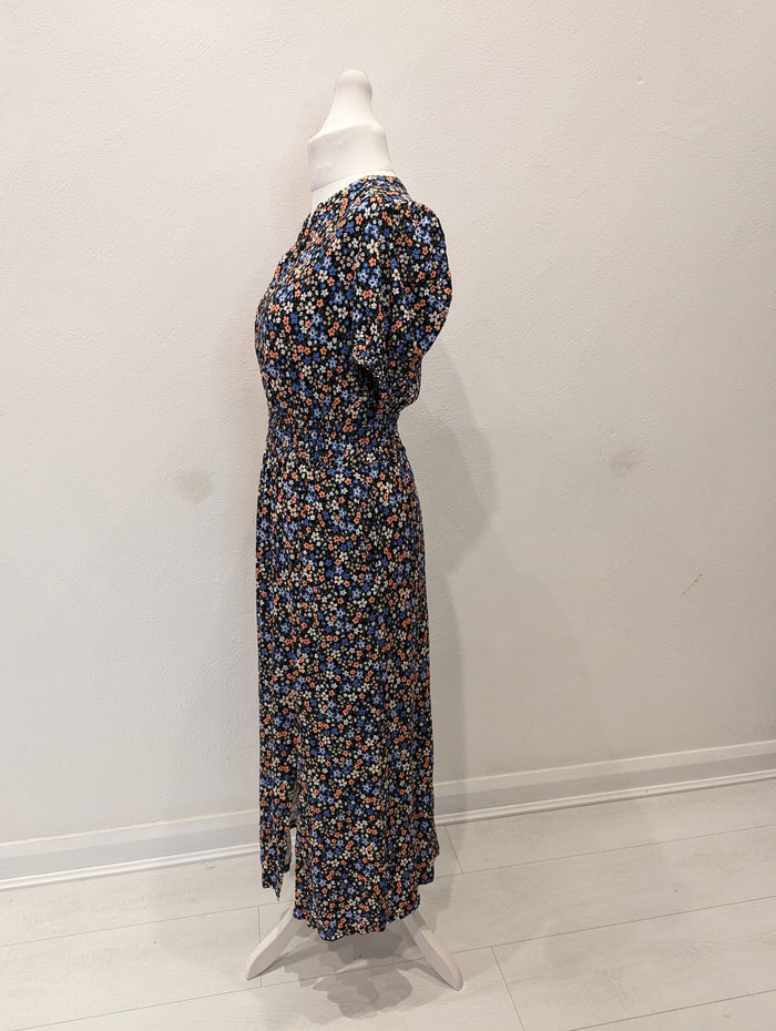 Mauvette Floral Maxi Tea Dress 14 NWT