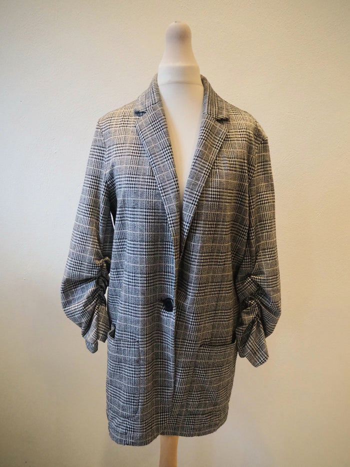 Max Studio Check Blazer Medium