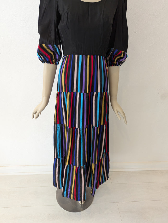 Maxi California (Black with coloured stripes) 12
