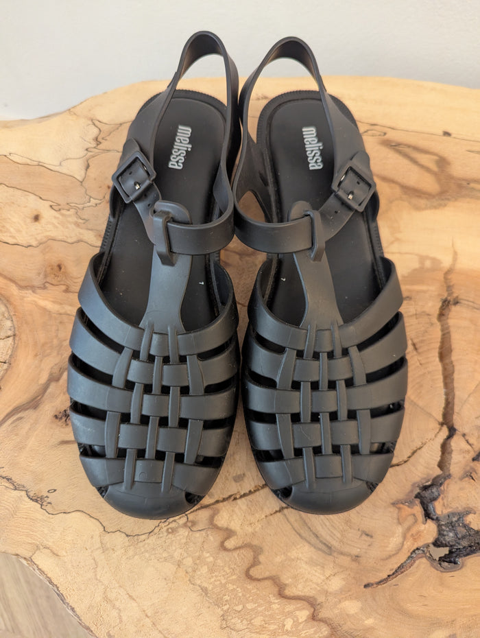 Melissa Black Jelly Shoes 6