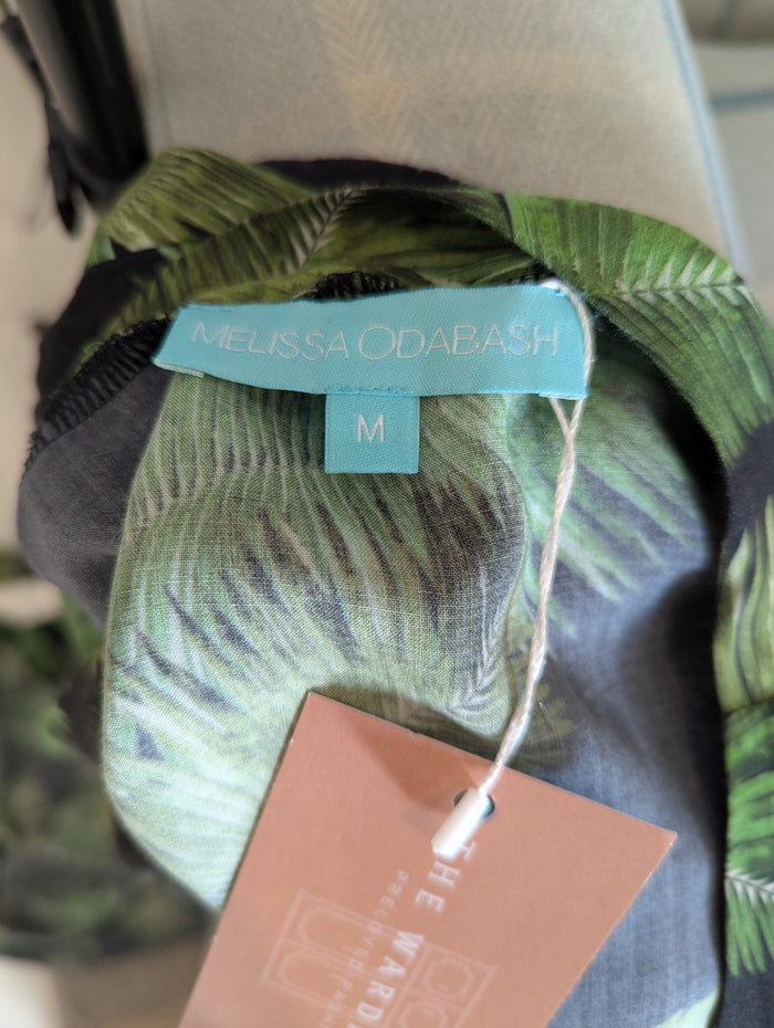 Melissa Odabash Green Palm Cover Up M