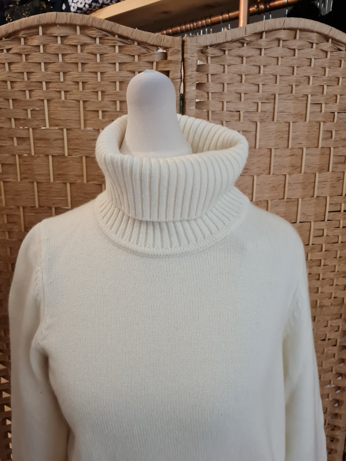 Michael Kors Cream Tie Bottom Jumper Size XXS