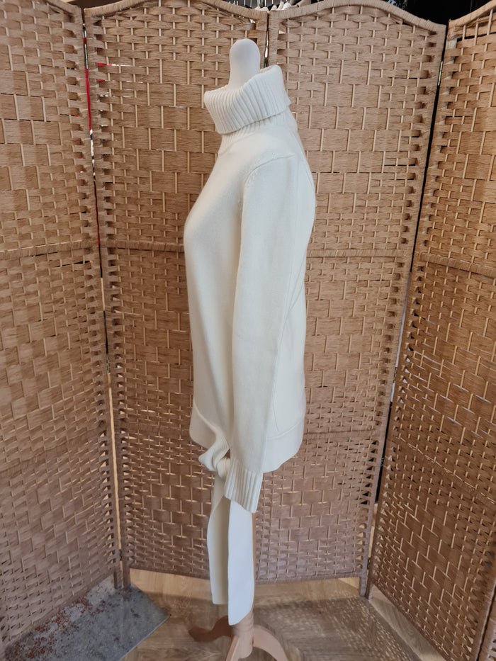 Michael Kors Cream Tie Bottom Jumper Size XXS