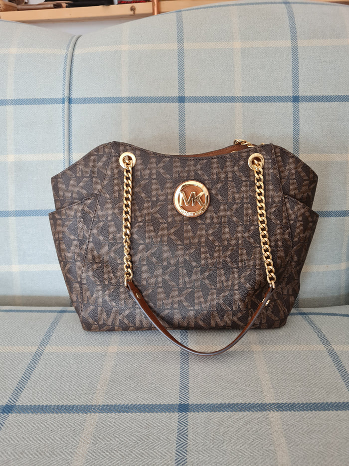 Michael Kors MK Gold Chain Bag