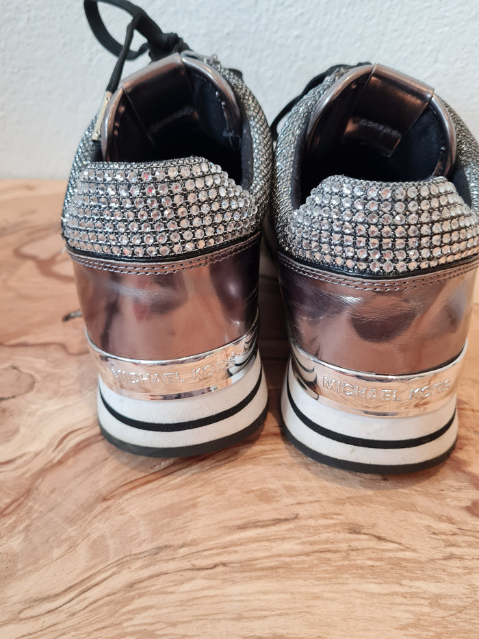 Michael Kors Pewter Trainers 4