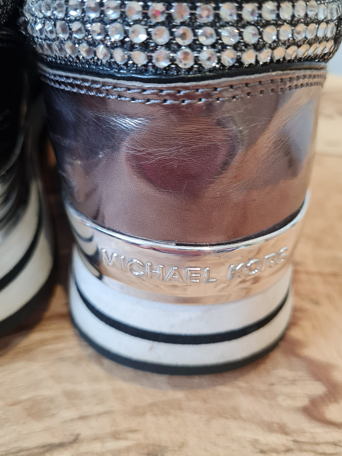 Michael Kors Pewter Trainers 4