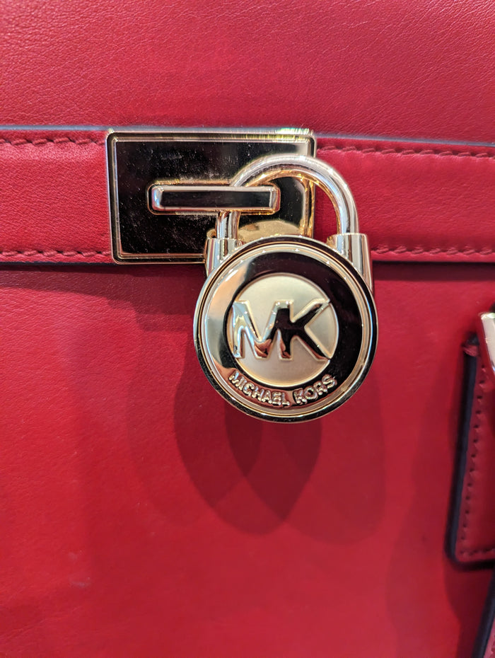 Michael Kors Red Tote Bag