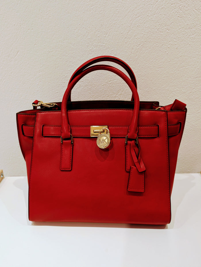 Michael Kors Red Tote Bag