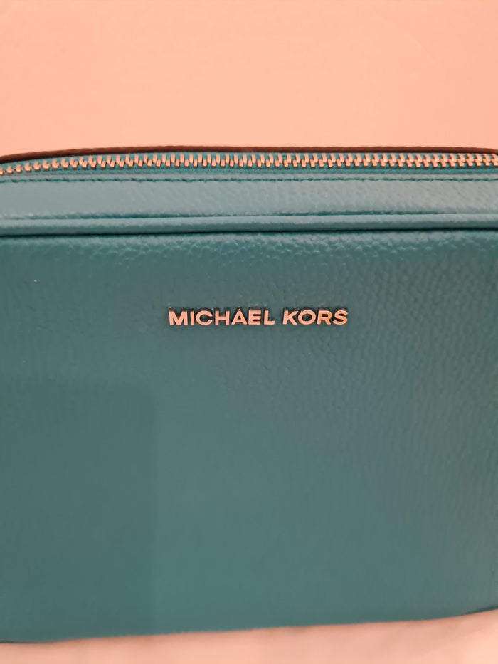 Michael Kors Turquoise/Silver Crossbody NWT RRP £195