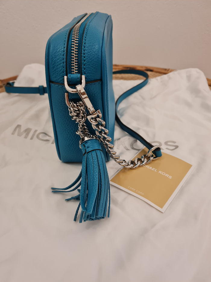 Michael Kors Turquoise/Silver Crossbody NWT RRP £195