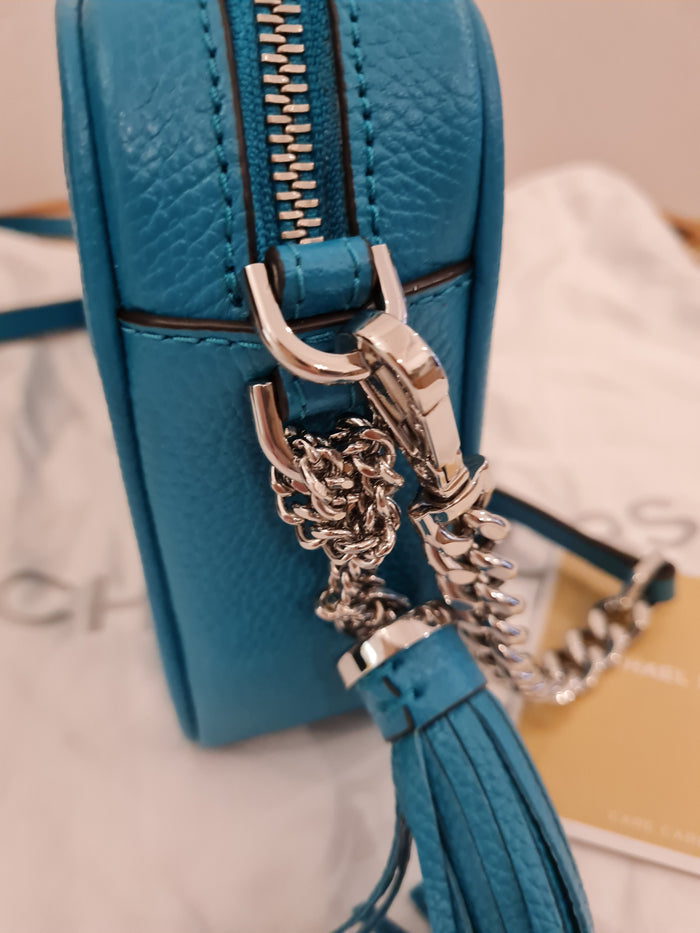 Michael Kors Turquoise/Silver Crossbody NWT RRP £195
