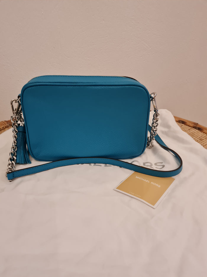 Michael Kors Turquoise/Silver Crossbody NWT RRP £195