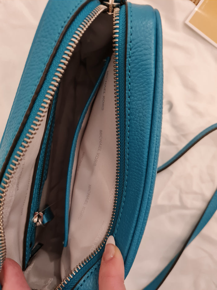 Michael Kors Turquoise/Silver Crossbody NWT RRP £195