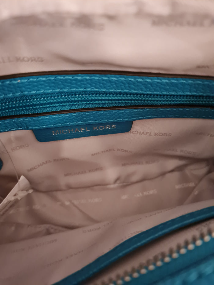 Michael Kors Turquoise/Silver Crossbody NWT RRP £195