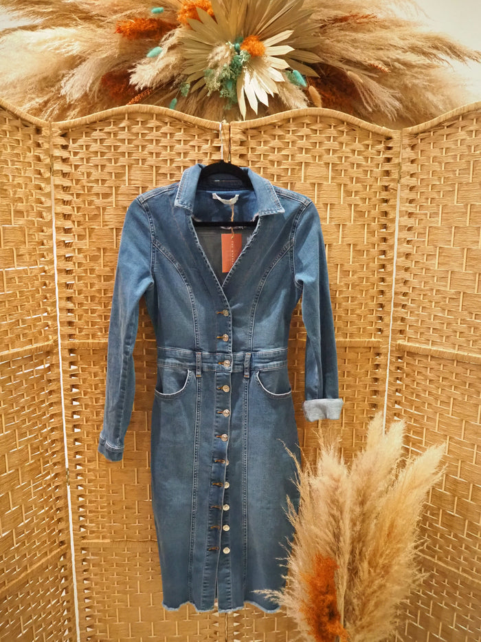 Michelle Keegan Denim Dress Size 8