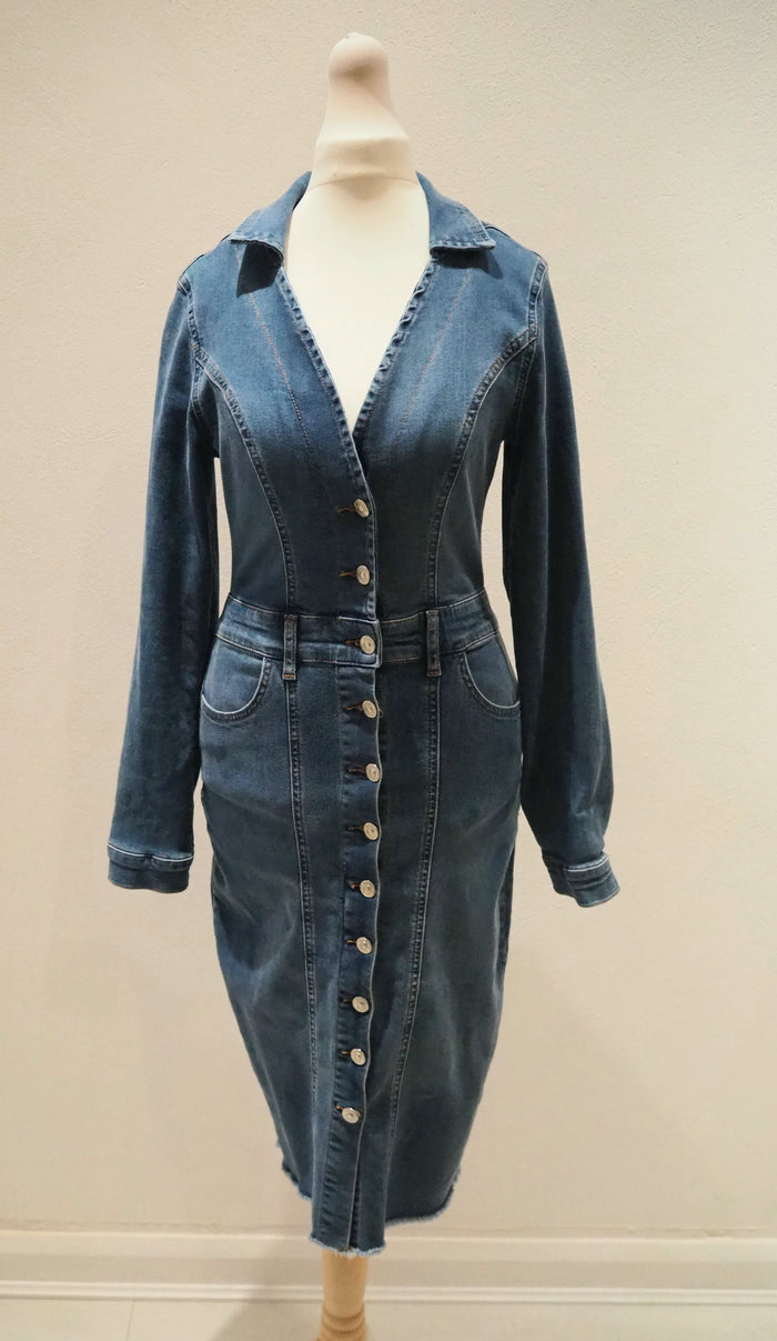 Michelle Keegan Denim Dress Size 8