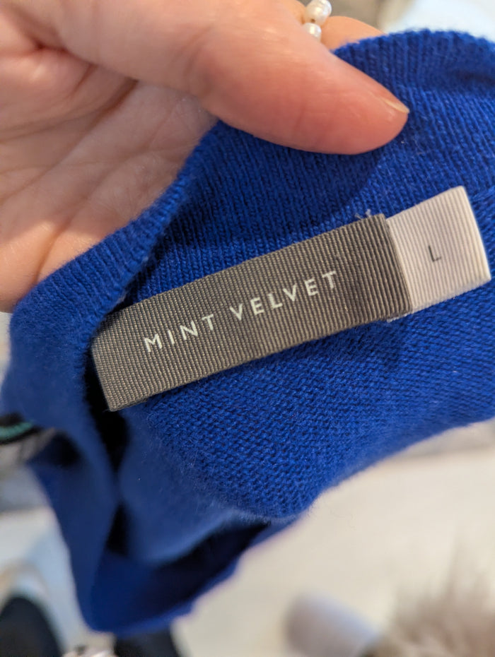 Mint Velvet Blue Jumper L