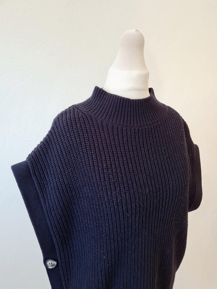 Mint Velvet Navy Sweater vest S