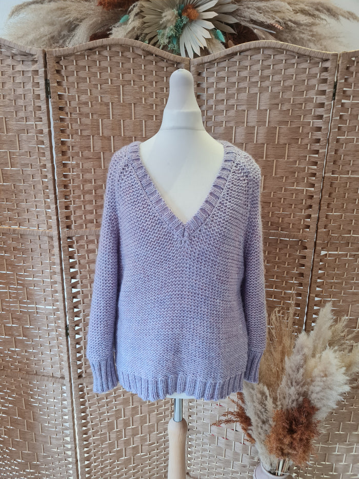 Mint velvet purple jumper XS