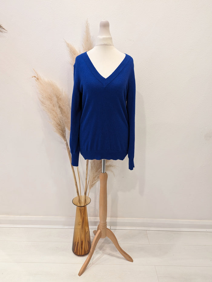 Mint Velvet Royal Blue Jumper S NWT