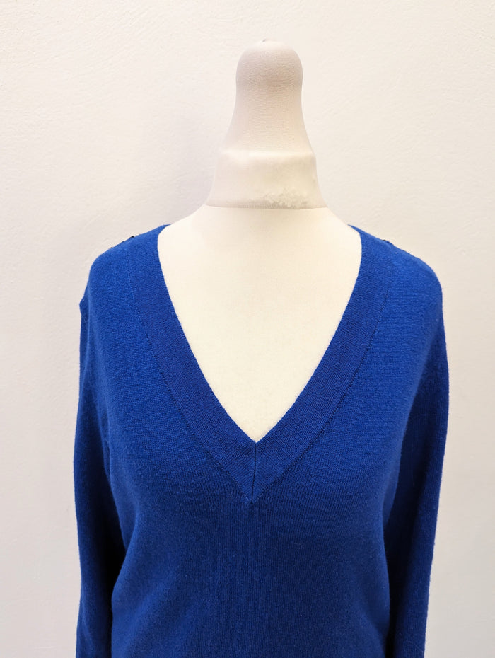 Mint Velvet Royal Blue Jumper S NWT