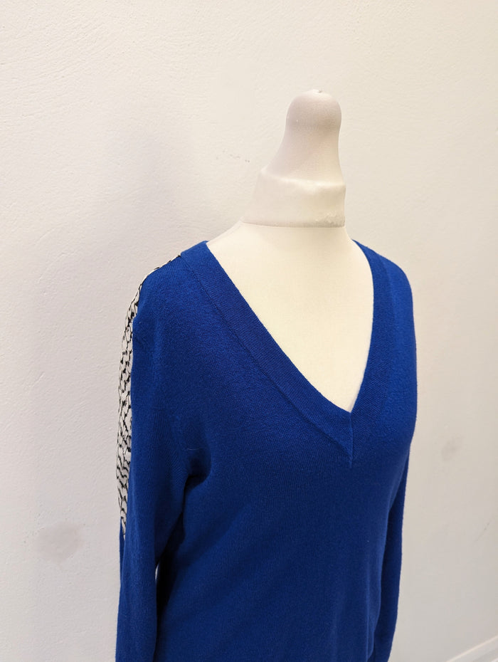 Mint Velvet Royal Blue Jumper S NWT