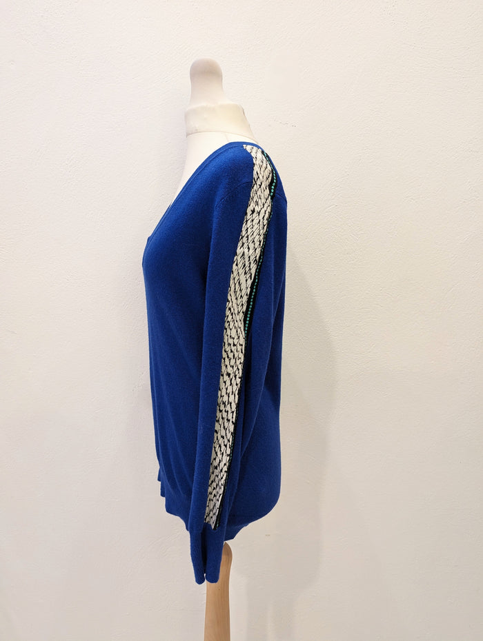 Mint Velvet Royal Blue Jumper S NWT