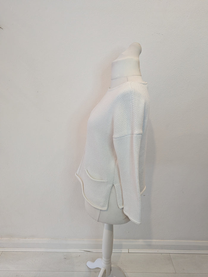 Mint Velvet White Knit 14