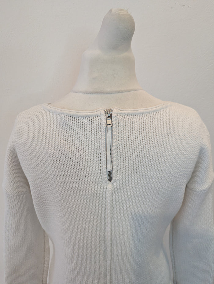 Mint Velvet White Knit 14