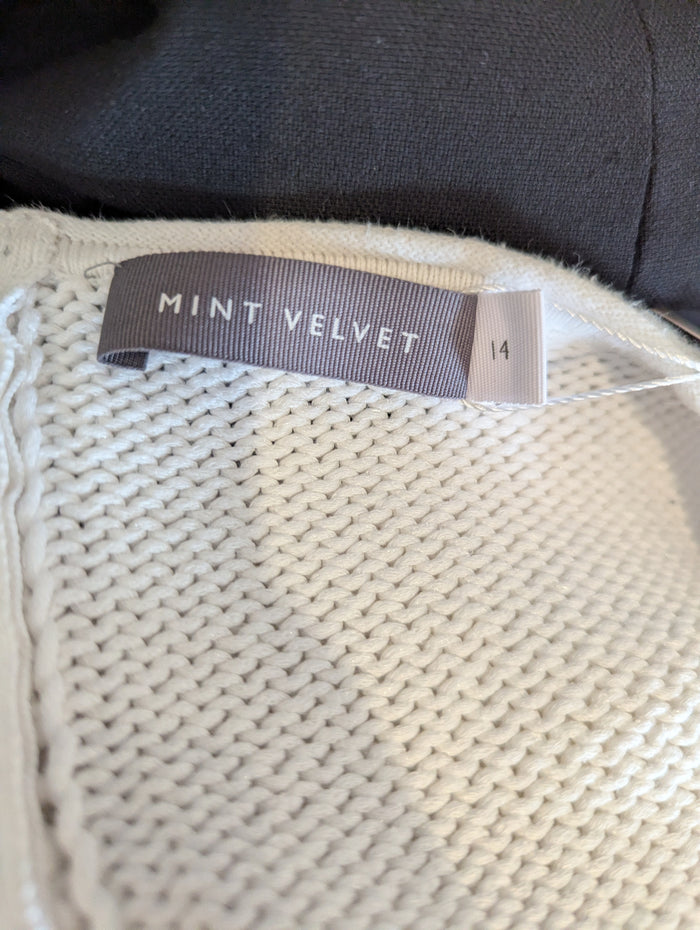 Mint Velvet White Knit 14