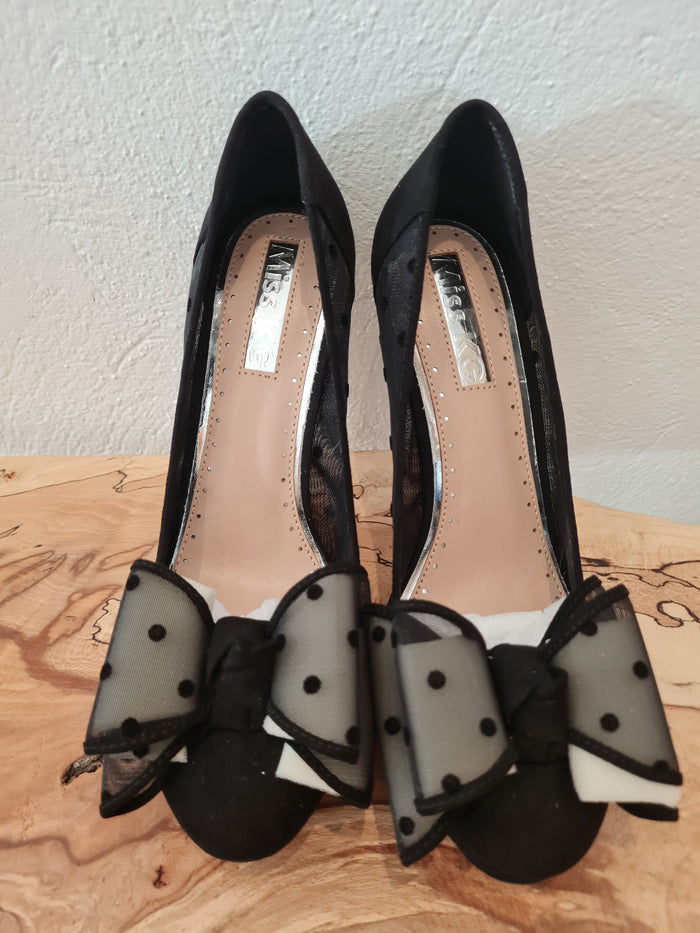 Miss KG Black Spot Heels 5 New